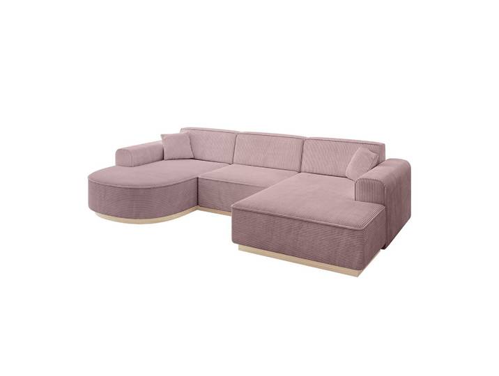 WOHNLANDSCHAFT ARRIO-U1 303x171x83 cm Rosa