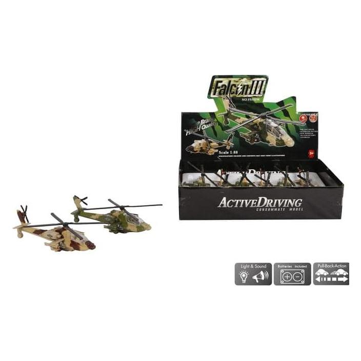 Besttoy Kampfhubschrauber 1:88 - 1 Stück - verschiedene Modelle (510736)