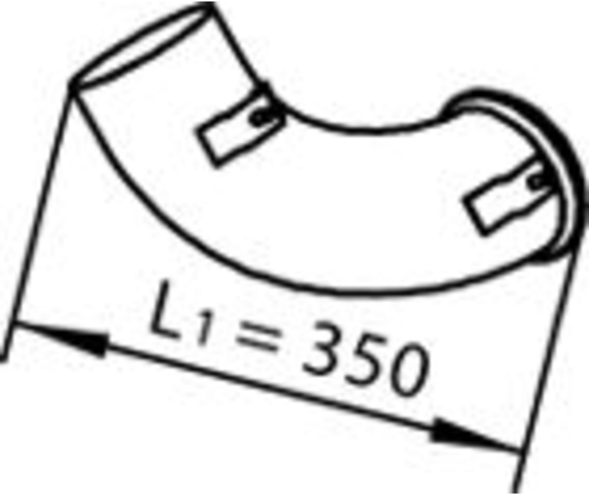 Auspuffrohr DINEX DIN81730