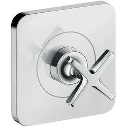 Axor, Duscharmatur + Badewannenarmatur, Abstelllventil CITTERIO E Unterputz 12x12 chrom