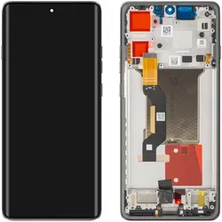 Motorola Display Unit f?r Edge 60 Pro, Pantone Shadow (Display, Motorola Edge 60 Pro), Mobilgerät Ersatzteile, Schwarz