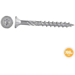 KRAFT WERKZEUGE Gartenbauschrauben, je ca. 3,5 x 30 mm - 700 Stück