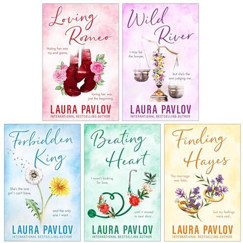 HarperCollins Publishers Magnolia Falls Series 5 Book Set by Laura Pavlov – Bestselling Small Town Romance Collection (Loving Romeo, Wild River & More)