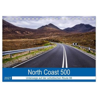 North Coast 500 - Schottlands Traumstraße (Tischkalender 2027 DIN A5 quer), CALVENDO Monatskalender