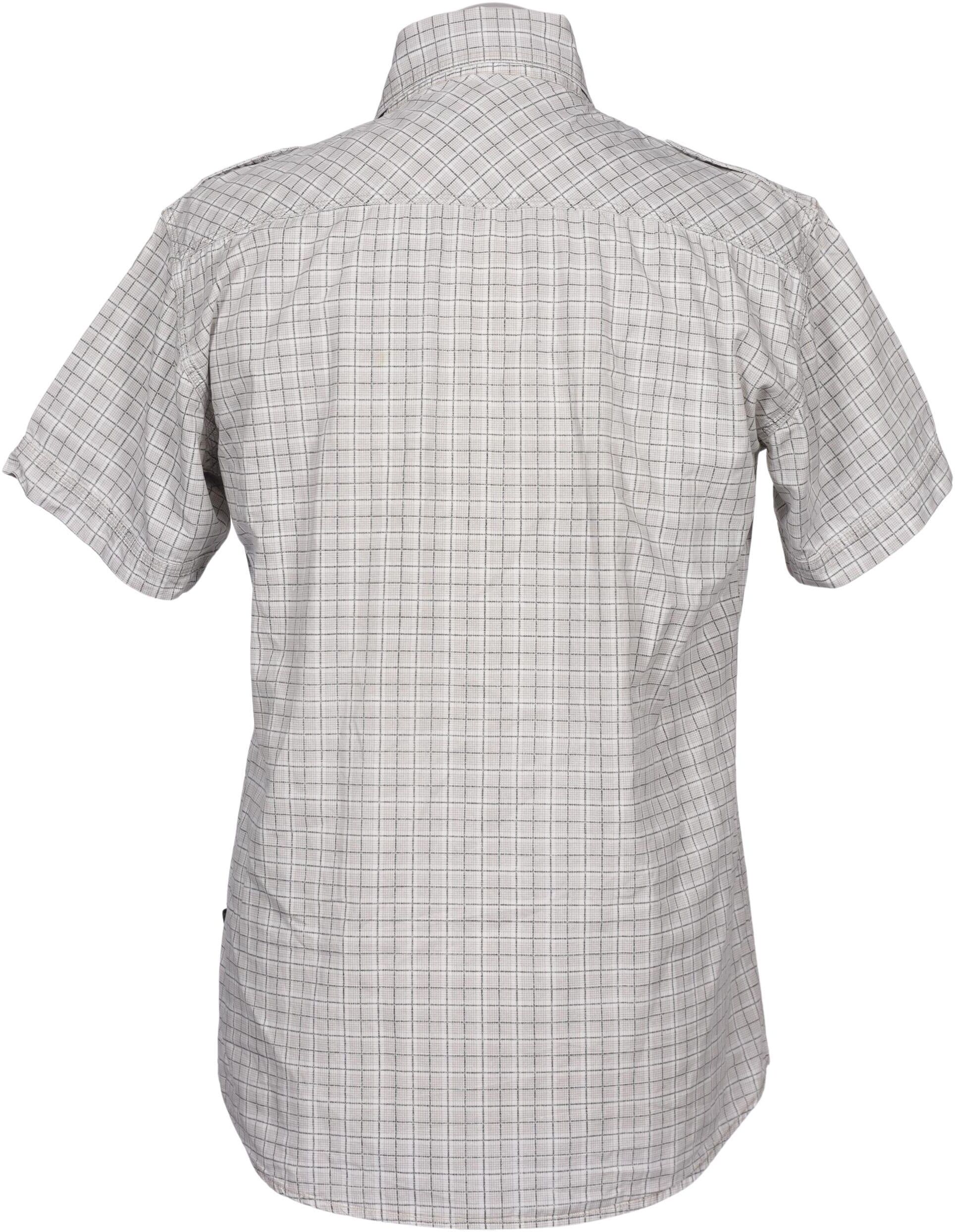 Blend Herren Hemd, Beige, Gr. M, Baumwolle - Second Hand