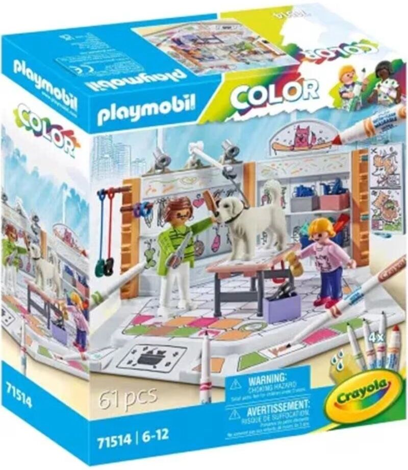 Playmobil Color Salón Canino Talla Única Unisex