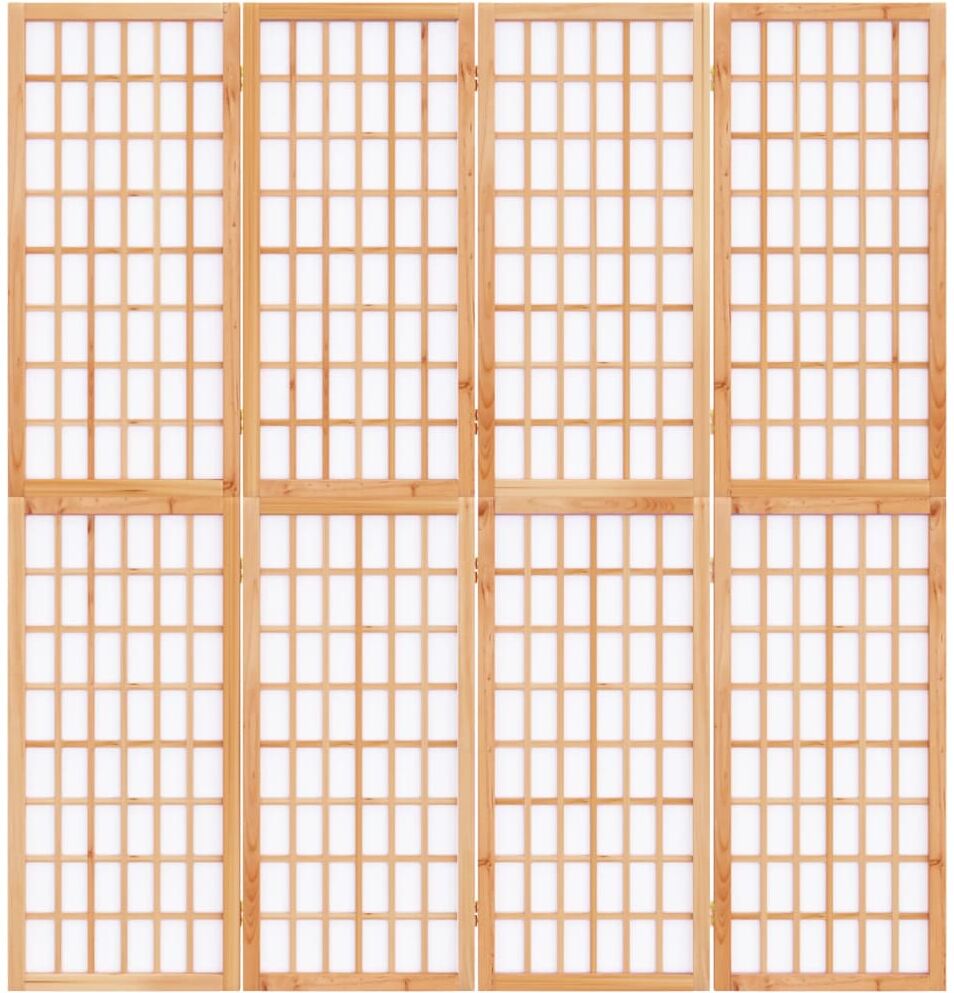 vidaXL Cloison de séparation pliable 4 panneaux 160x170 cm