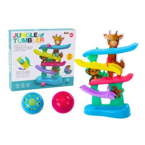 Lean Toys Giraffen-Affenballrutsche mit Sound (49676699)