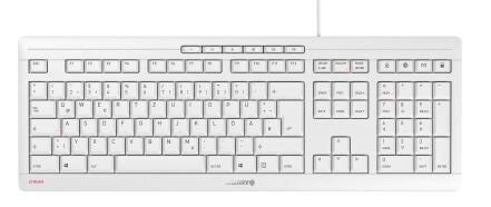 CHERRY STREAM KEYBOARD 2019 USB weiß-grau QWERTY JK-8500EU-0