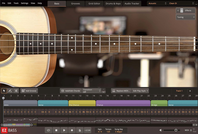 Toontrack EBX Acoustic Bass