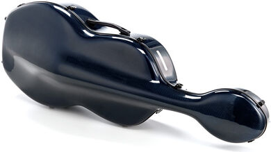 Musilia S2 Cello Case TBLU/BLK Trans Blue