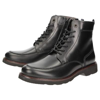 Stiefelette SIOUX "Dilip-720-H", Herren, Gr. 44.5 (UK 10), schwarz, Schuhe Stiefelette