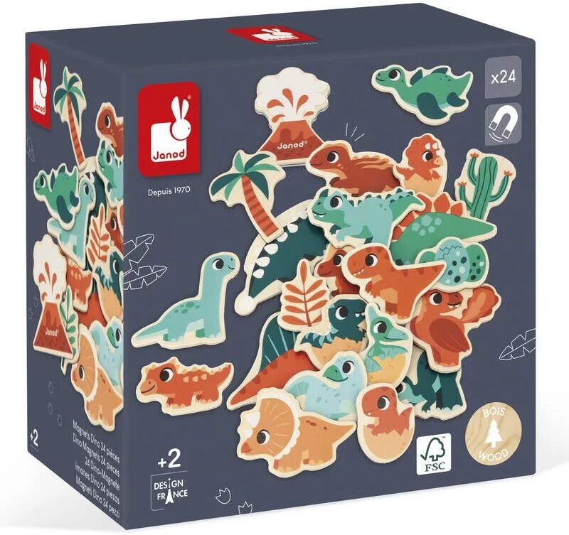Magnets Dino 24 pièces - Janod