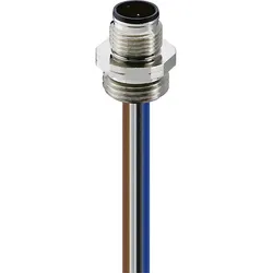 Lumberg Automation Einbaustecker M12 RSFM 4/20/0,5m