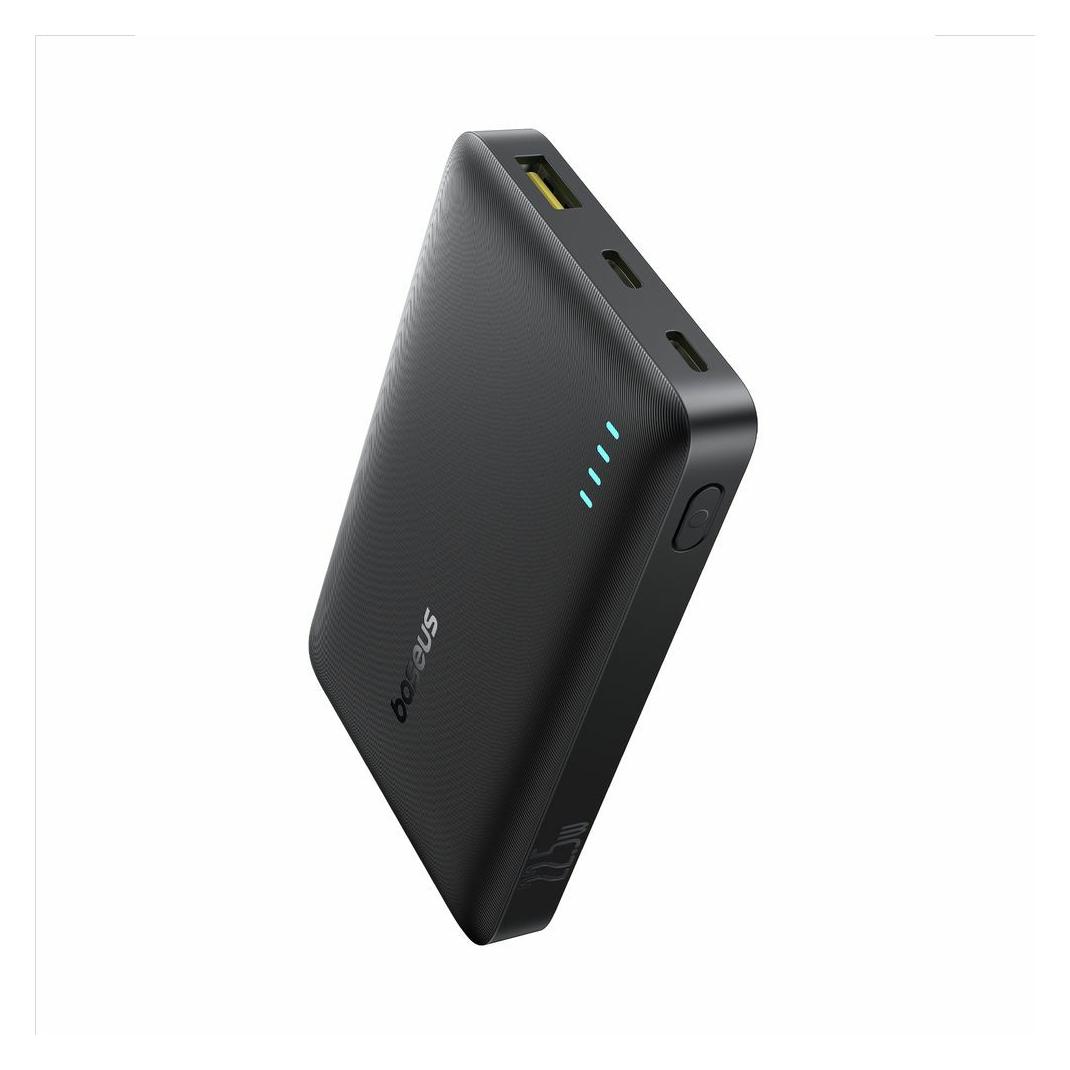 Baseus Powerbank Powerbank EnerFill FP21 10000mAh 22.5W USB-A - USB-C - czarny (10000 mAh, 22.50 W) (P1008210D123-00)