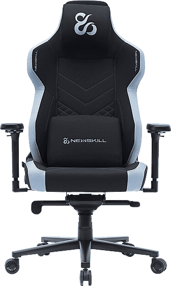 Silla gaming - Newskill Banshee Professional, 4D, Carga máx. 150 kg, 4 Direcciones Ajuste Lumbar, Azul/Negro