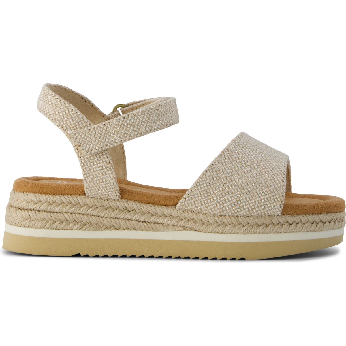 Toms Diana champagne glimmer slub canvas 34.5 10023214-34.5