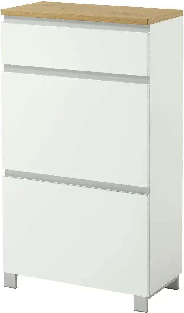 Höffner Schuhschrank  Skala ¦ weiß ¦ Maße (cm): B: 60 H: 108 T: 31.0