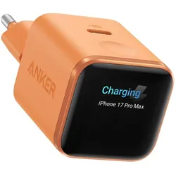 Anker Nano 45W Smart Display Ladegerät, orange