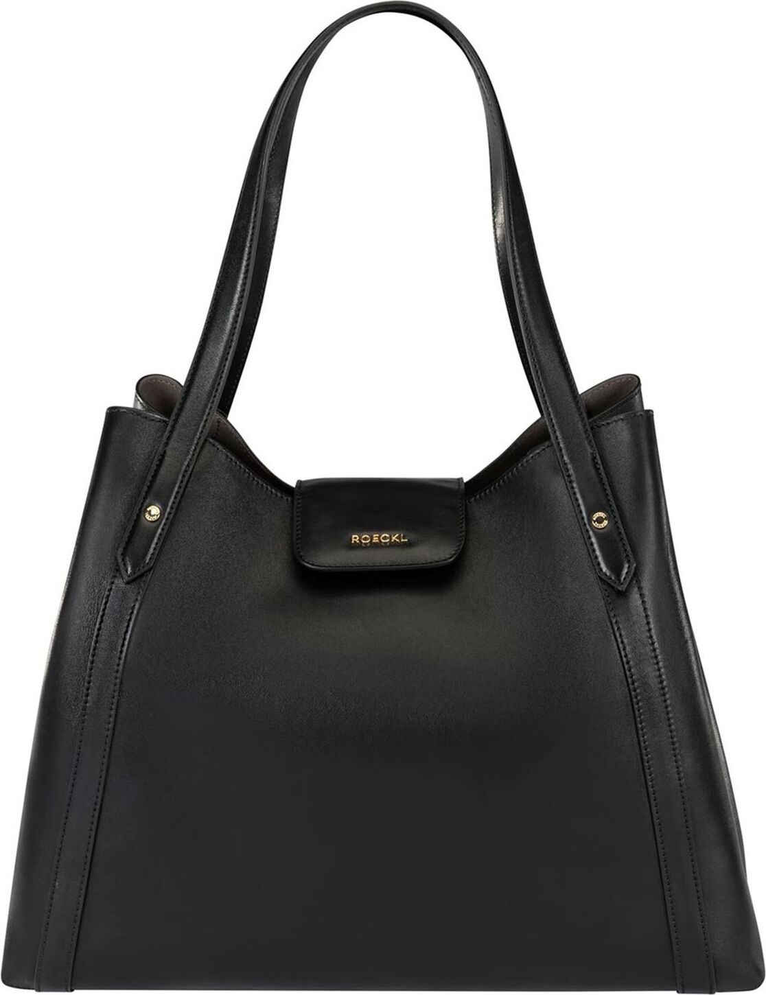 ROECKL Schultertasche Florence Shopper Black schwarz