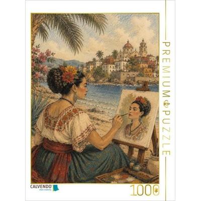 CALVENDO Puzzle Painted Between Sea and Sky | 1000 Teile Lege-Größe 64x48cm Foto-Puzzle für glückliche Stunden