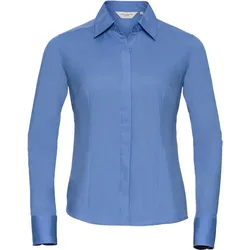 Russell Damen Popeline Bluse langarm R-924F-0 corporate blue M