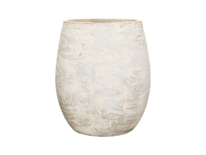 Hochwertiger In- & Outdoor Blumentopf „Alger Balloon“, verschiedene Grössen Weiss Baq Design