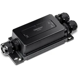 Trendnet Industrial Ethernet (2 Ports), Netzwerk Switch, Schwarz