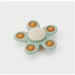SiliSoft - flower spinner - sensory fidget toy with suction cup made of food-safe silicone