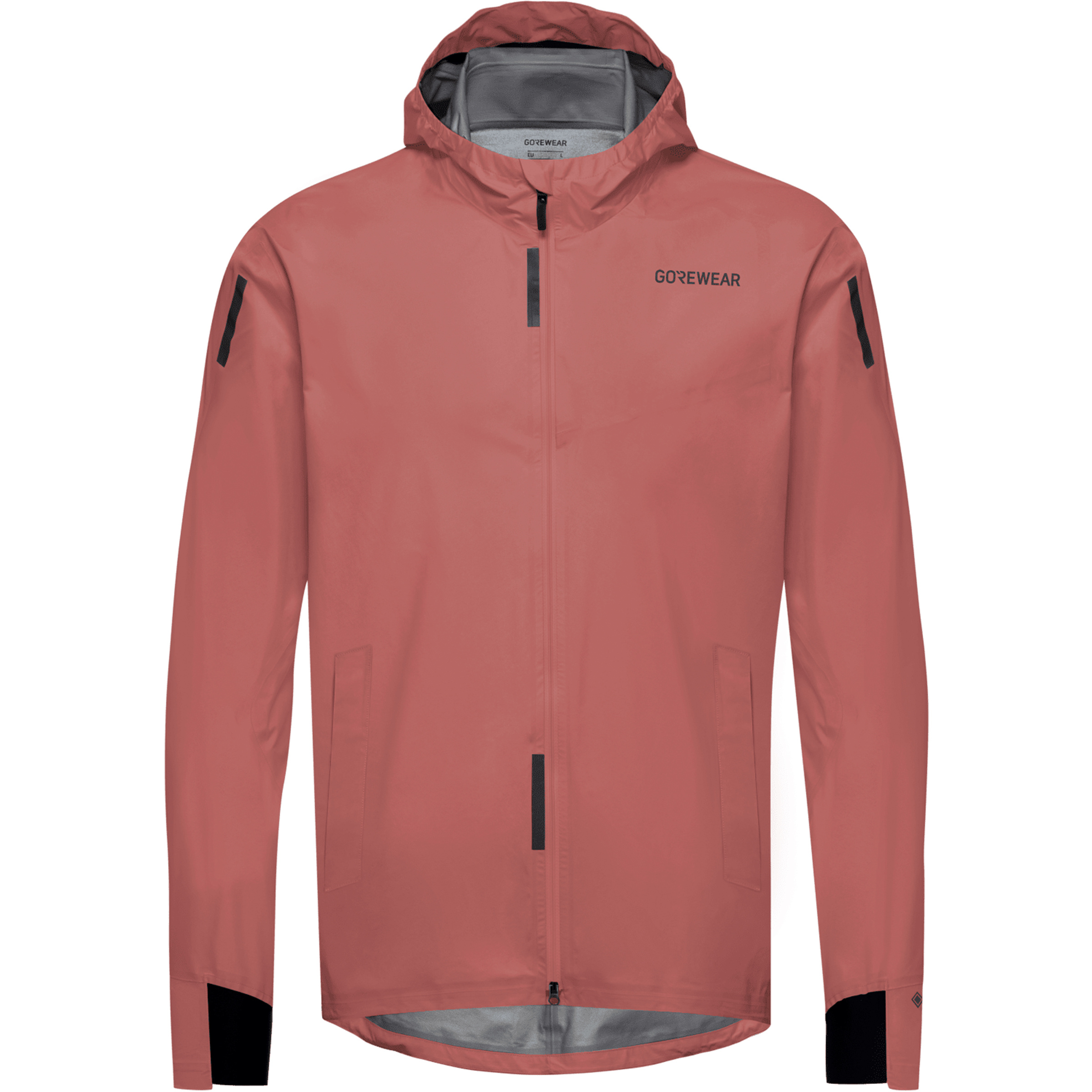 Gore Wear Concurve GTX Herren Regenjacke rot Größe S Laufen | Trailrunning Wasserdicht