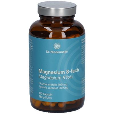 Dr.niedermaier Magnesium 8-fach Kompl.400mg Hartk. 180 St Kapseln