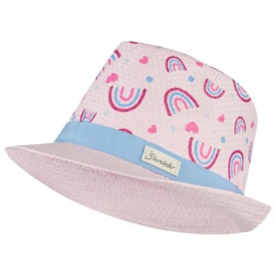 Sterntaler - Kid's Strohhut Regenbogen - Hut Gr 53 cm rosa