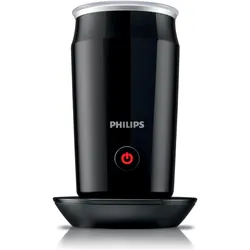 Philips Milk Twister Milchaufschäumer mit heissem und kaltem Schaum - Schwarz, Milchaufschäumer, Schwarz