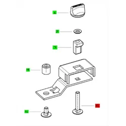 FESTOOL Flachrundschraube M6x35 für AD - AP 65