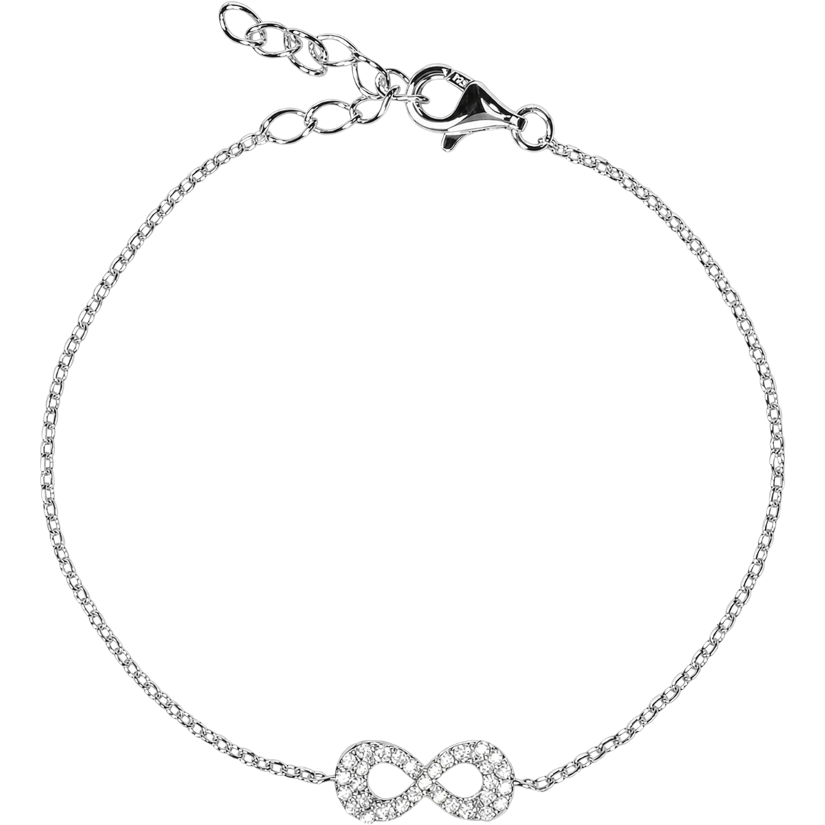 Jacques Lemans Armband Infinity Sterlingsilber mit Zirkonia