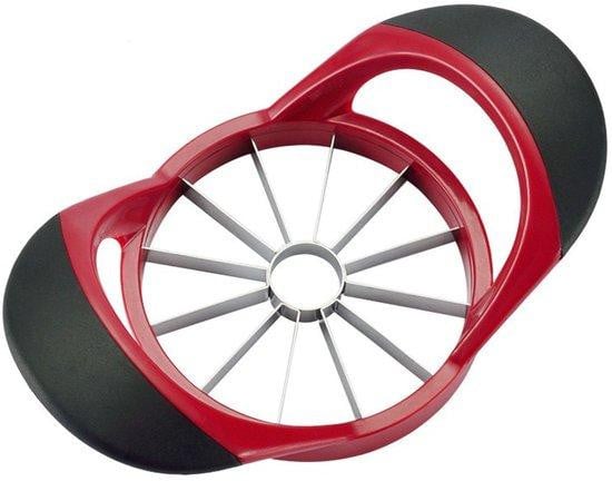 RVS slicer in rood met plastic en metal