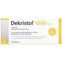 DEKRISTOL 1.000 I.E. Tabletten 100 St