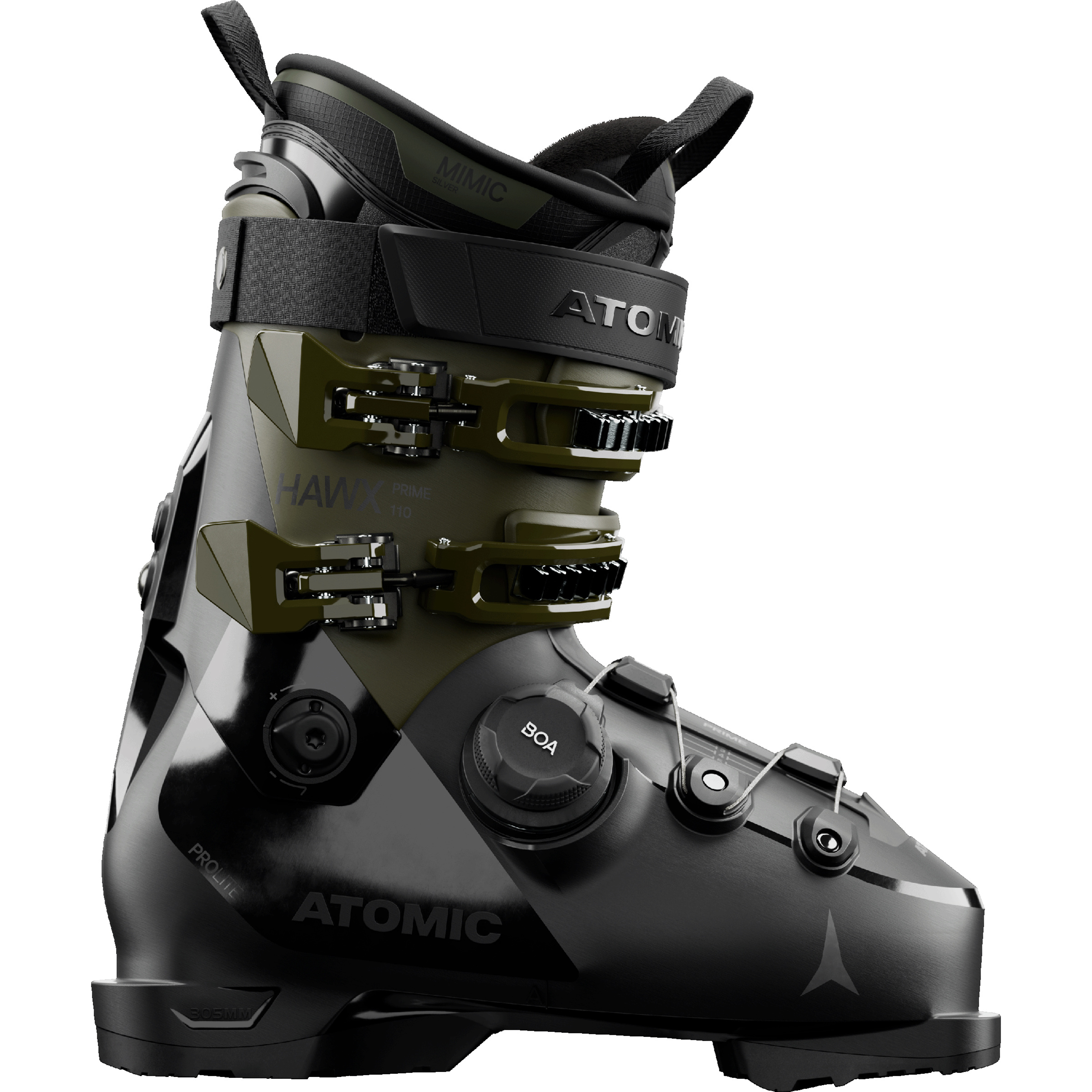 Atomic Hawx Prime 110 Boa Alpinskischuhe Alpinskischuhe schwarz Größe 42 Skifahren