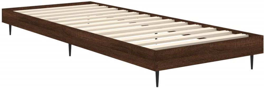 Norden Home Patrice Platform Bed Brown Oak Small Single (2'6)