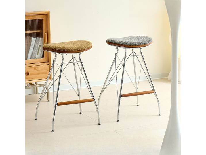 Chaise de bar médiévale pour petit appartement, maison moderne, chaises de loisirs simples, restaurant, créativité rétro, mobilier 2026