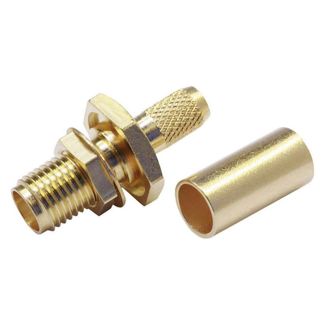 Telegärtner SMA-Kabeleinbaubuchse Crimp G07 C0803, Z27, G07 (RG-316/U), Gold (Standard) (J01151A0001Z)
