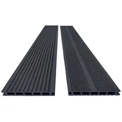 Hardin 1fachgut 1m2 WPC Terrassendiele mit Zubehör – Anthrazit