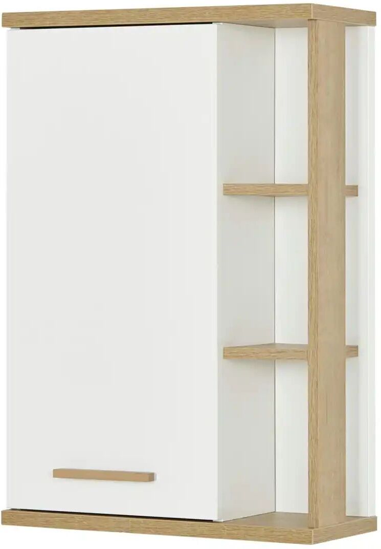calmo2go Bad-Wandschrank  North ¦ holzfarben ¦ Maße (cm): B: 50,5 H: 74,5 T: