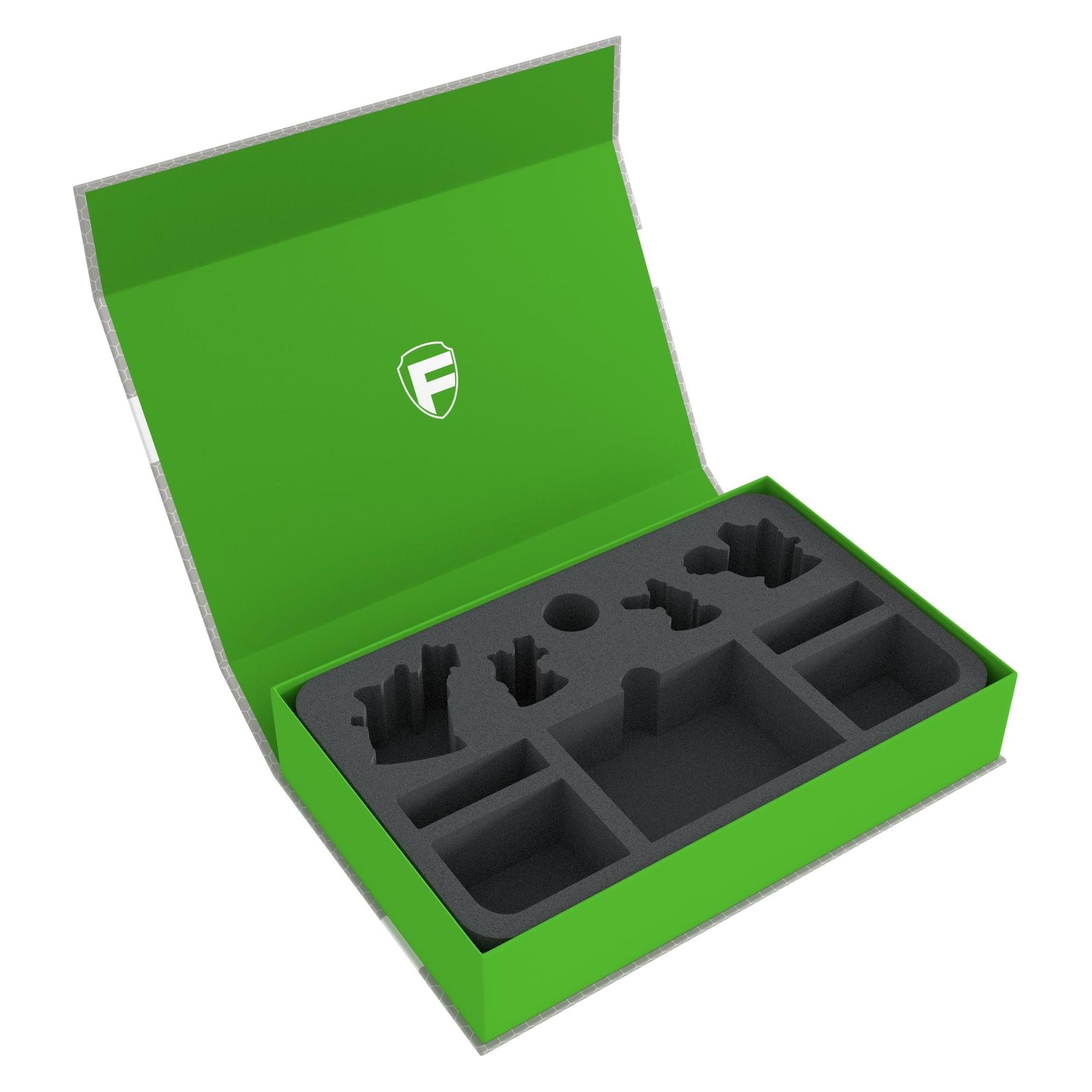 Feldherr HSMB055P93 - Magnetbox grün für Warhammer Underworlds: Harrowdeep - Listign Lumpen (Karton, Schaumstoff) (HSMB055P93)