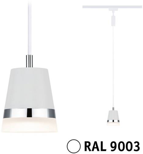 Paulmann Cone Hochvolt-Schienensystem-Leuchte URail GU10 Signal-Weiß