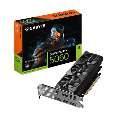GIGABYTE Grafikkarte "GeForce RTX 5060 OC Low Profile 8G Grafikkarte - 8GB GDDR7, 128bit, PC", ohne farbbezeichnung, Grafikkarten