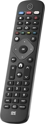 One for all Philips TV-Ersatzfernbedienung (schwarz)