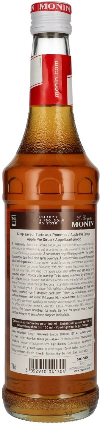 Le Sirop de Monin APFELKUCHEN 0,7l