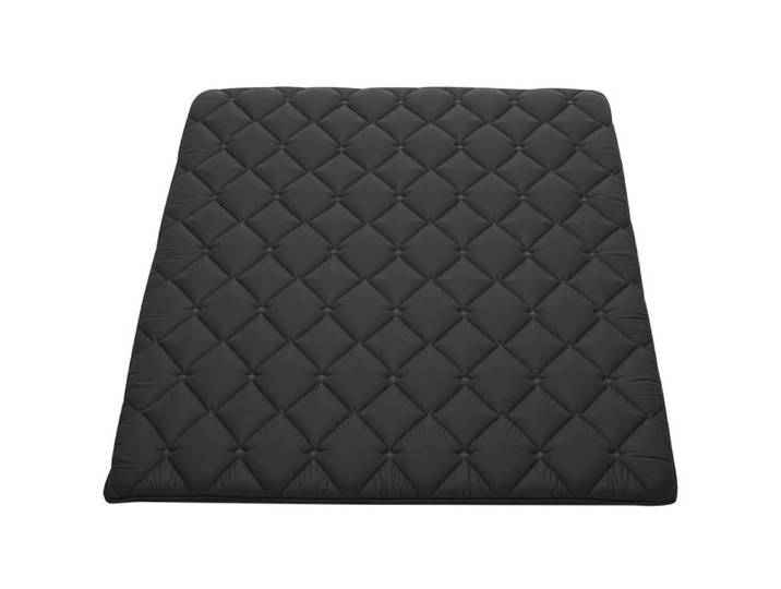 Confort Doux Matelas Futon Japonais Queen Matelas de Sol Pliable 203x152x8 9cm 9 Couches pour Dormir Yoga Méditation Noir