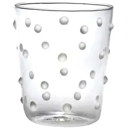 Zafferano Partybecher Glas Weiß 45 cl Set mit 6 Glasteilen